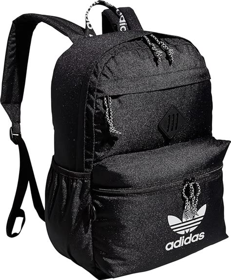 adidas Originals Trefoil 2.0 Backpack, Black, One Size.